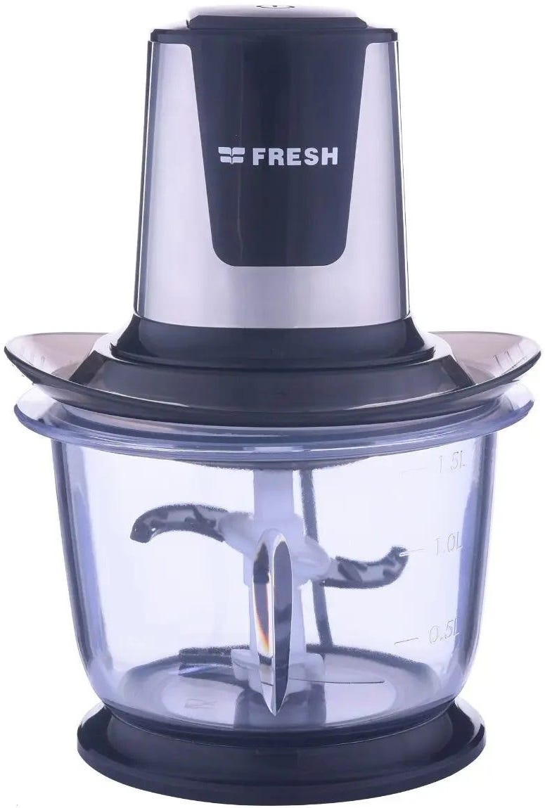 Fresh CH400 Chopper, 400 watt, 1.5 Liter - Black Silver