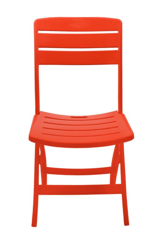 Plastic Chair, 98×38.8×98×40.5 cm - Red
