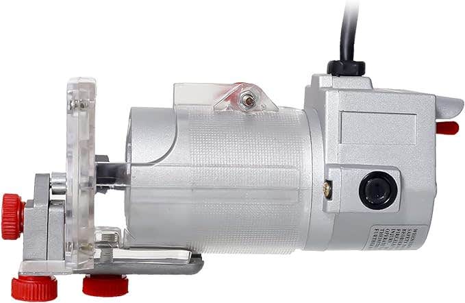 APT-PT DW08528 Electric Router, 440 watt, 6 mm - Silver
