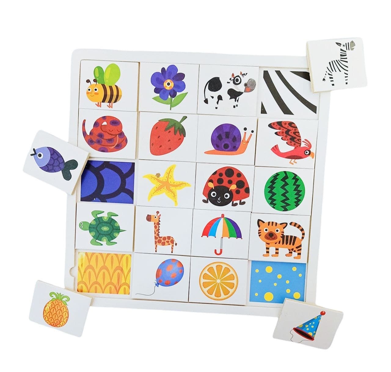 Alsafwa W22-35-1 Animals Puzzle for Unisex Children - Multicolor