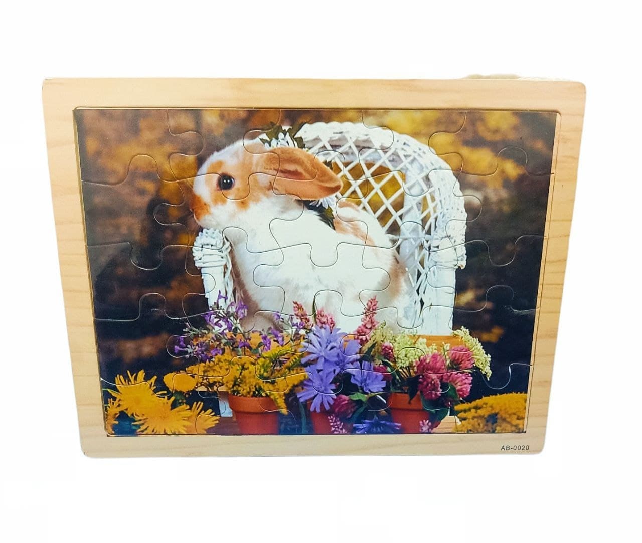 Alsafwa W22-38-3 Rabbit Puzzle for Unisex Children - Multicolor