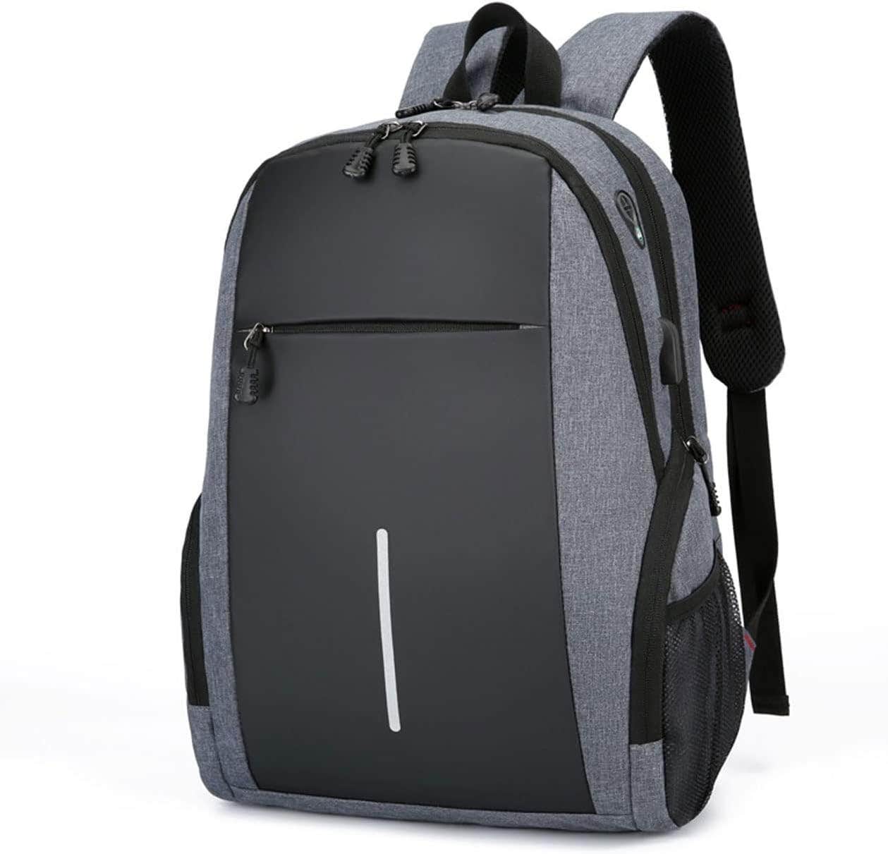 Ingvy Waterproof Laptop Backpack - Black Grey