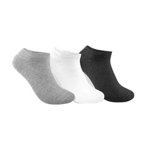 Men's 3-Piece Sock Set, One Size, Cotton - Multicolor