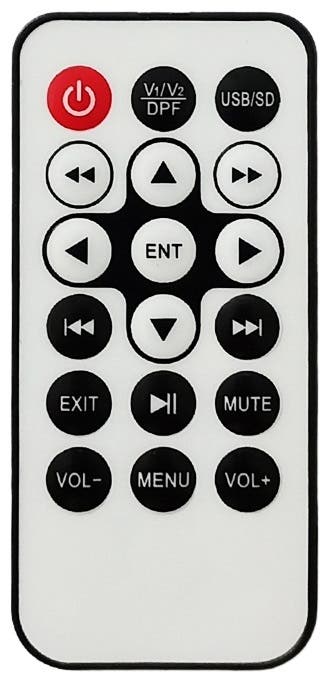 Remote Control, Compatible With remmi98 - Silver Black