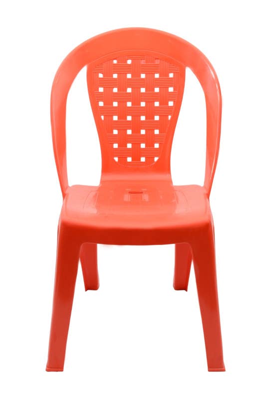 Plastic Chair, 87×53×87×50 cm - Orange