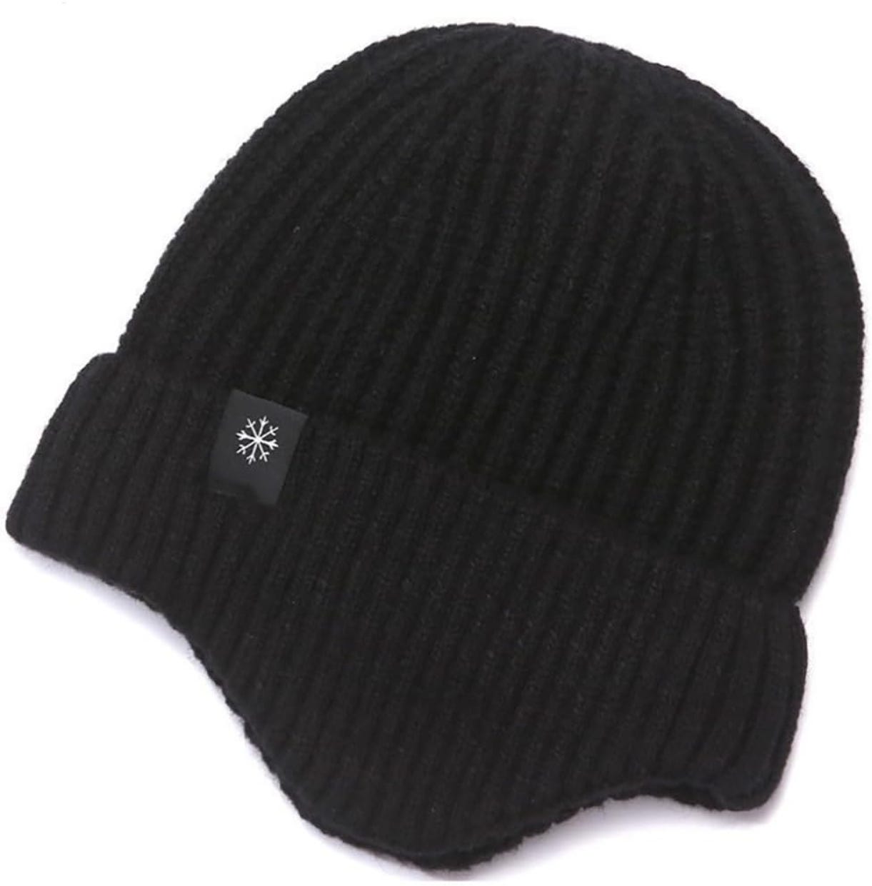 Deranqiiua Winter Beanie Hat for Unisex - Black
