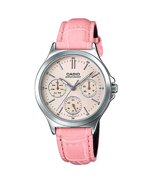 Casio LTP-V300L-4AUDF Analog Watch for Women - Pink