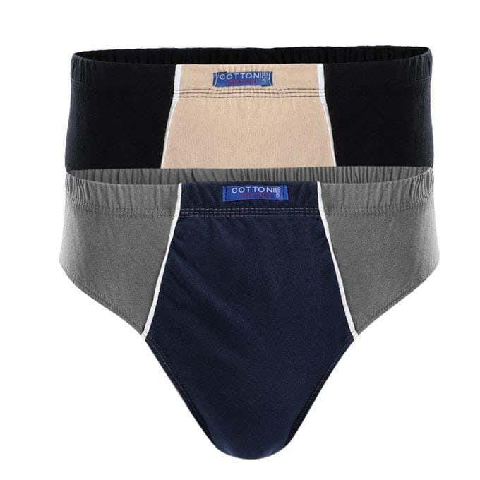 Cottonil Cotton Men Digital Bikini Set, M, 2 Pieces - Multicolor