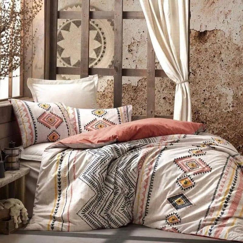 Egyptian Cotton Blend Comforter 2.5x2.4, 3 Pieces Multicolor