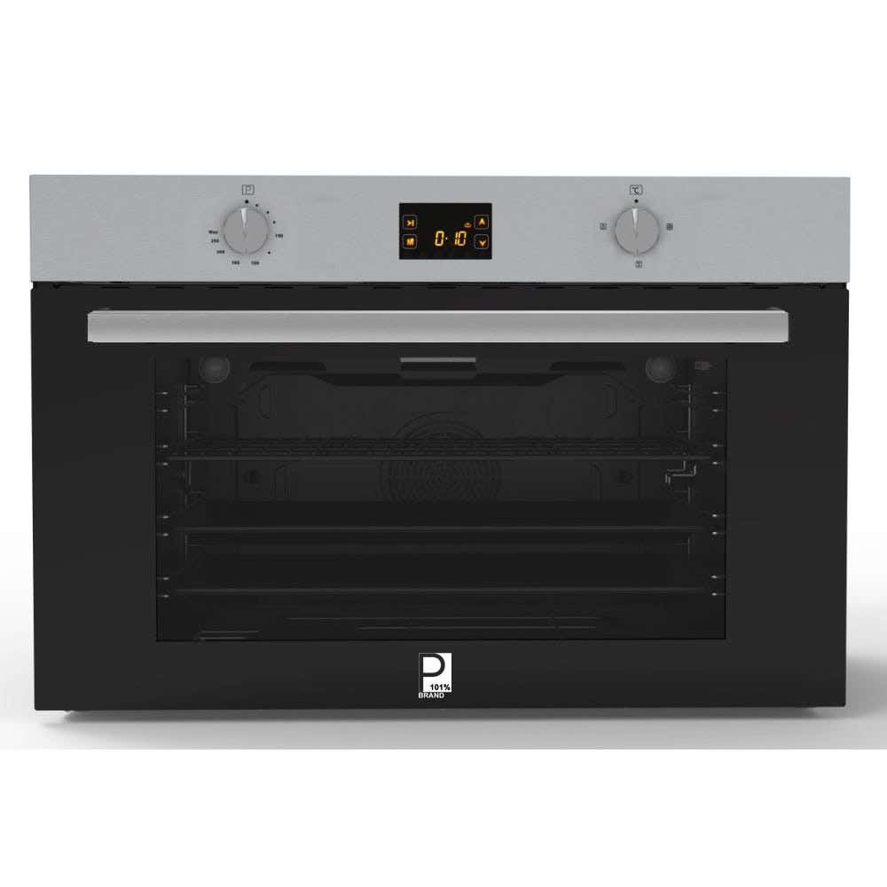 Purity KPT908GGD X Built-in Gas Oven, 90 cm, 98 Liters, Digital, Cooling Fan - Black