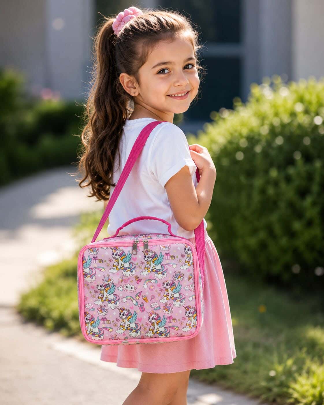 Insulated lunch bag for children, 3 liters, 24×10×24 cm, waterproof - multicolor
