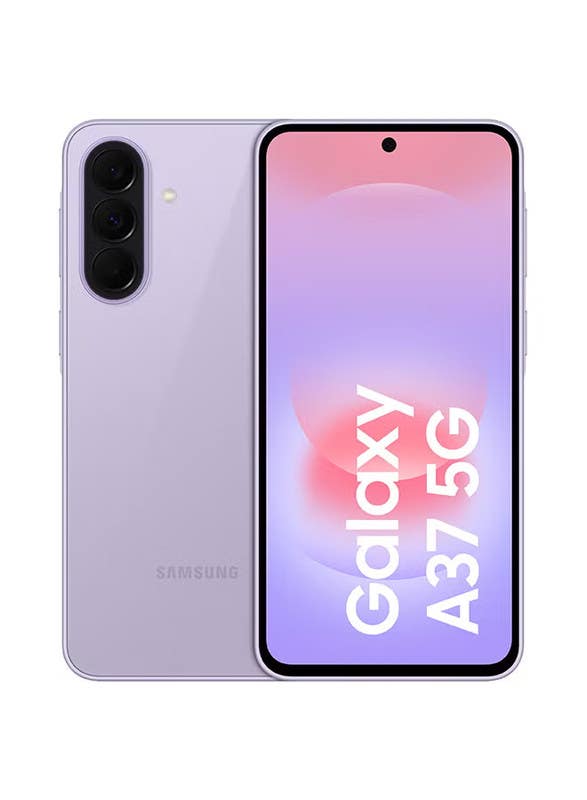 Samsung Galaxy A37 Smart Mobile, Dual SIM, 5G Network, 128GB, 8GB RAM - Purple "Middle East Version"