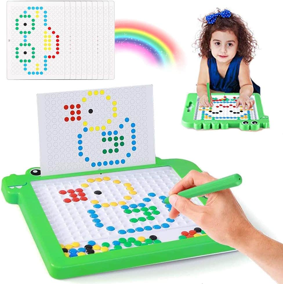 Rurizhongtian Magnetic Beans Drawing Board - Multicolor