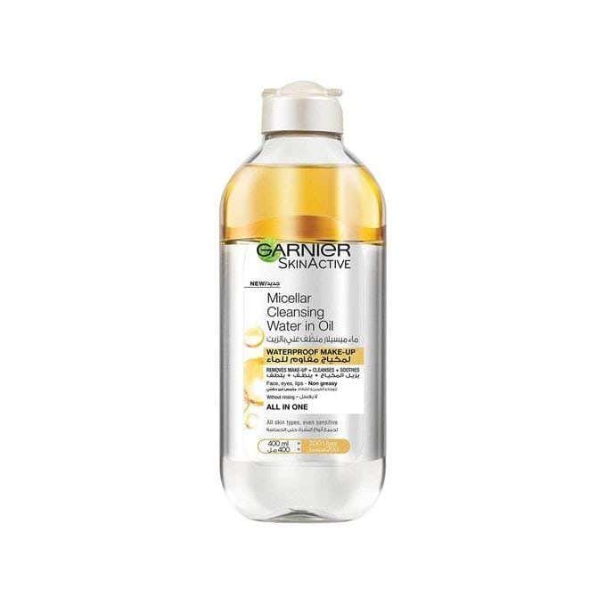 Garnier Micellar Cleansing Water In Oil For Waterproof Make-Up - 400Ml