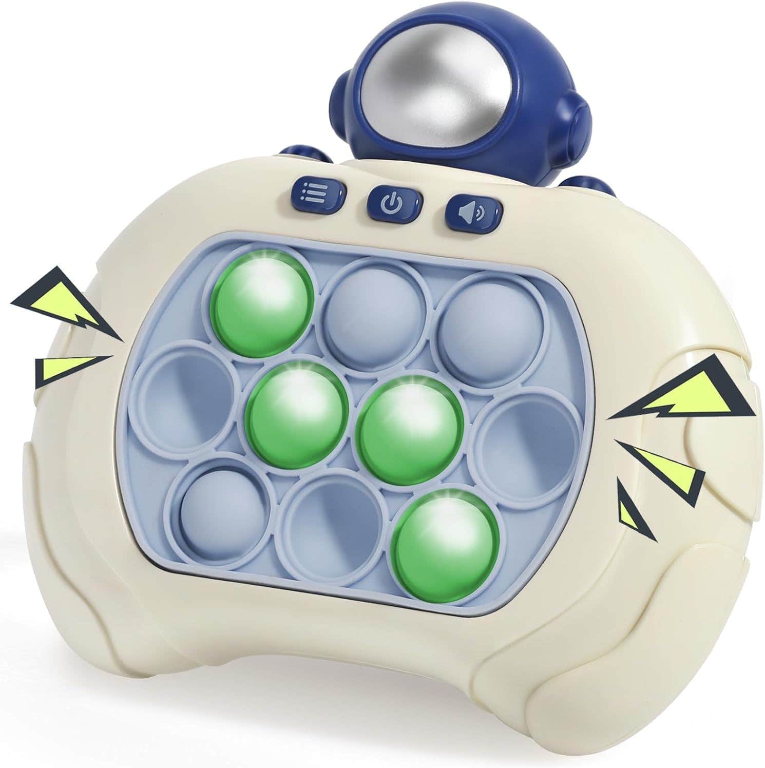 Plastic Fidget Game - White Blue