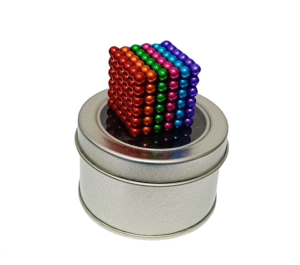 Alsafwa W23-21-2 Magnetic Balls Toy for Unisex Children, 216 Pieces - Multicolor