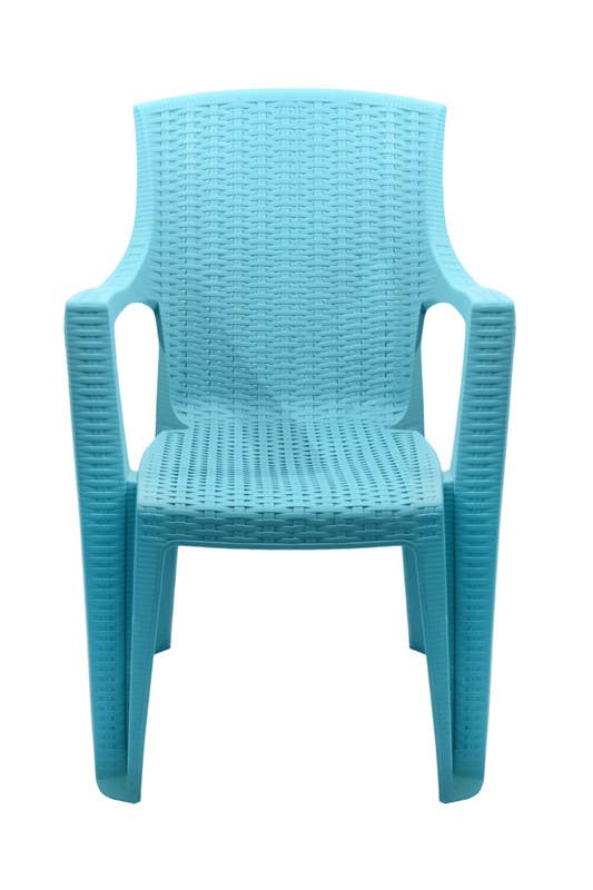 Plastic Chair, 80.5×59×80.5×58 cm - Turquoise