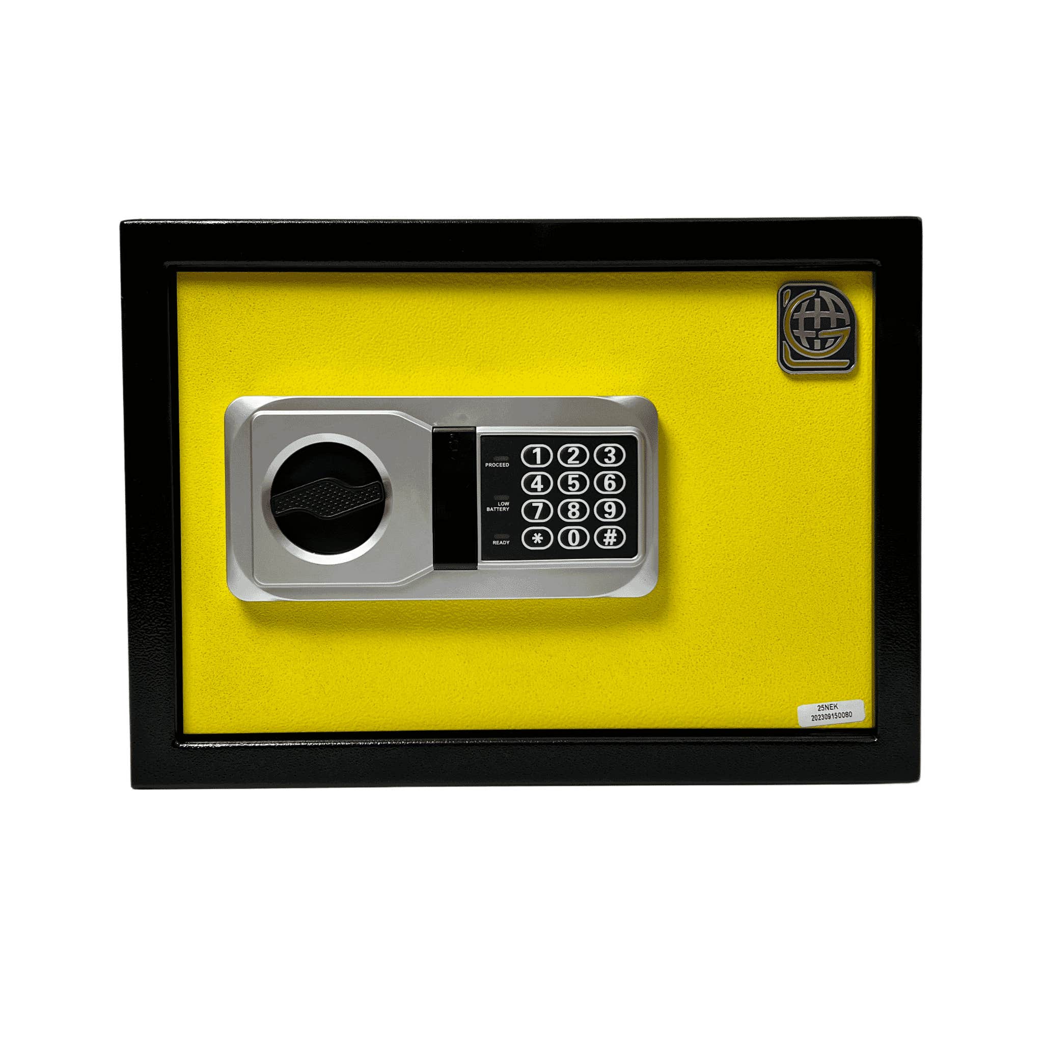 Lotfy Group LG Metal Digital Safe, 25 × 35 × 25 cm - Yellow