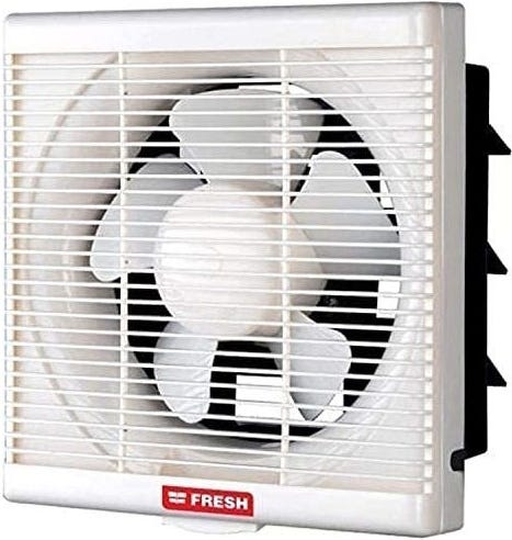 Fresh 500017122 Wall Ventilating Fan, 20 cm, 30 Watt, One Direction - White