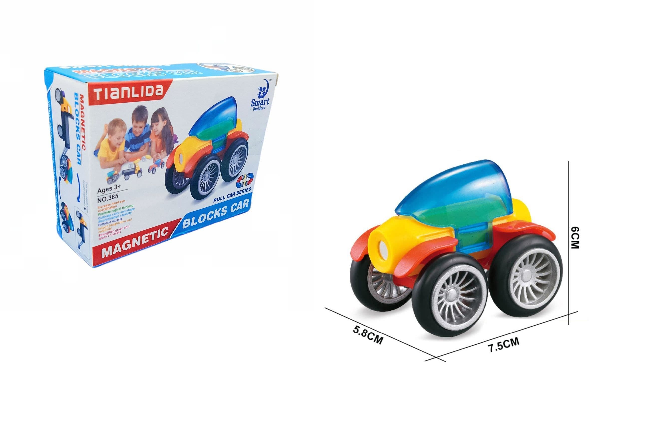 Alsafwa W23-31 Magnetic Construction Toy for Unisex Children - Multicolor