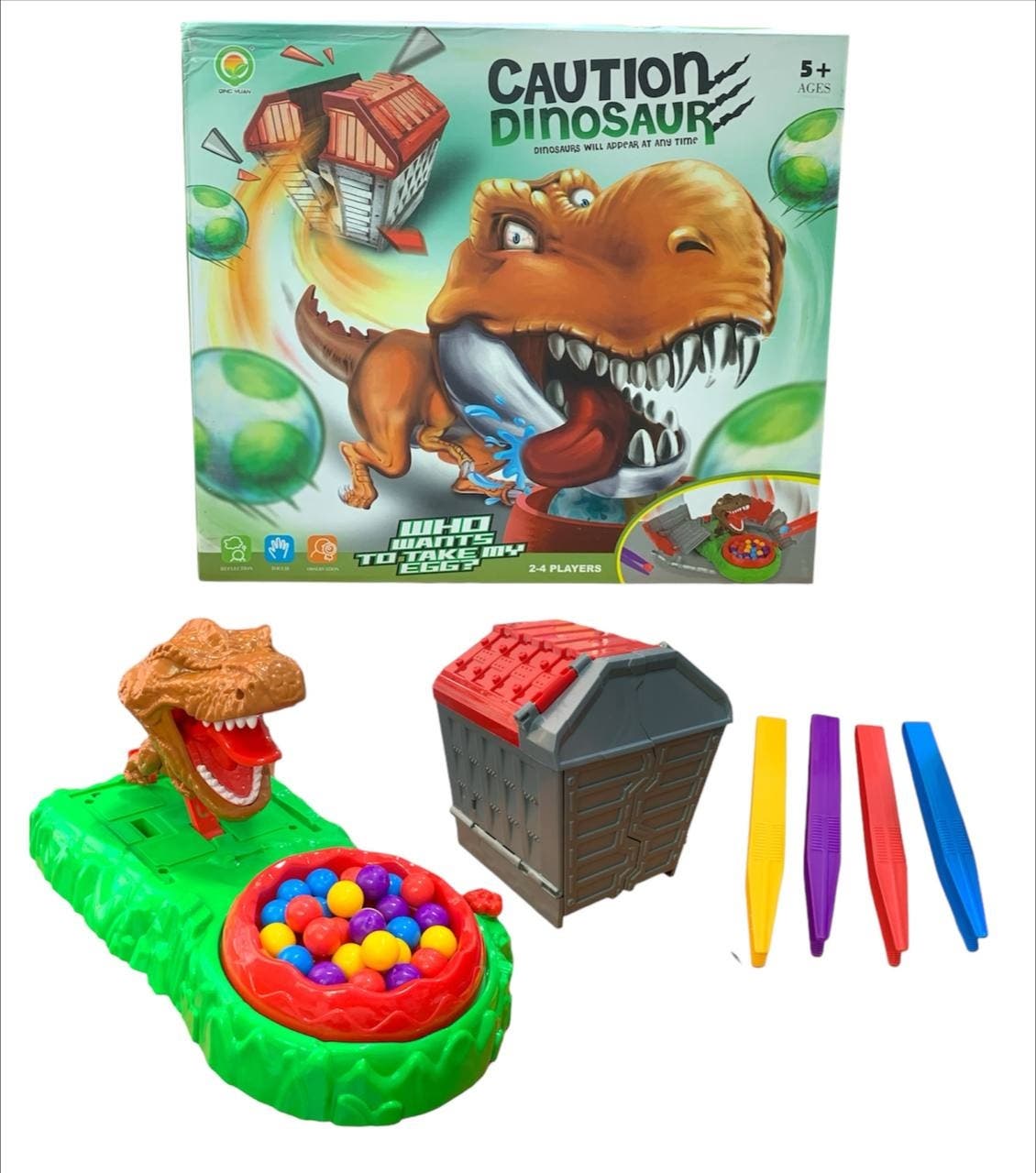 Alsafwa T-297 Cautious Dinosaur Toy for Unisex Children - Multicolor