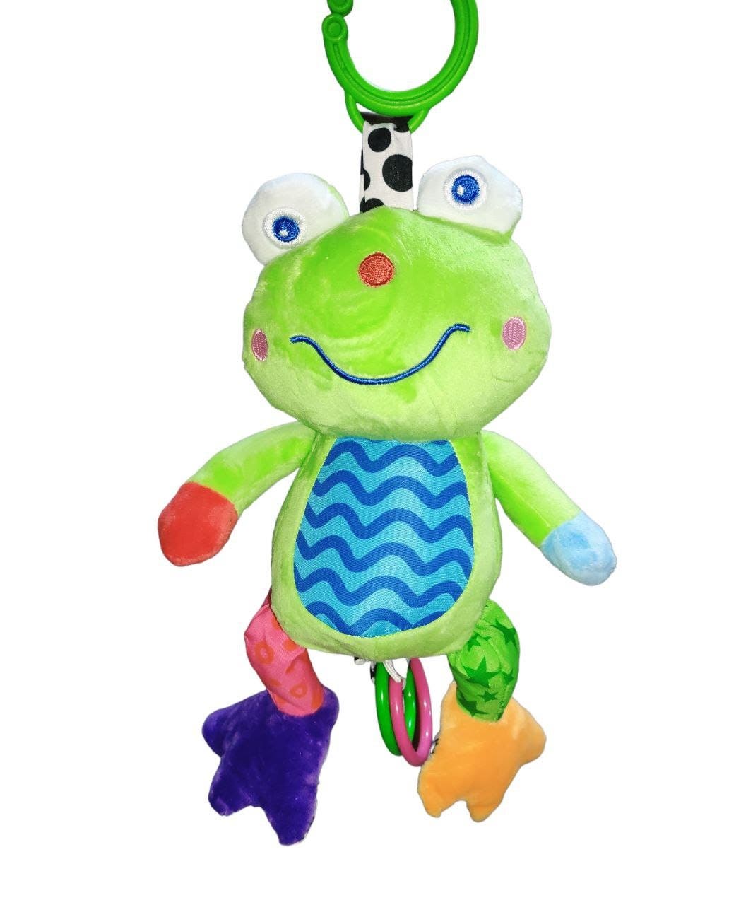 Alsafwa W25-105-2 Soft Frog Plush Toy for Unisex Children - Multicolor