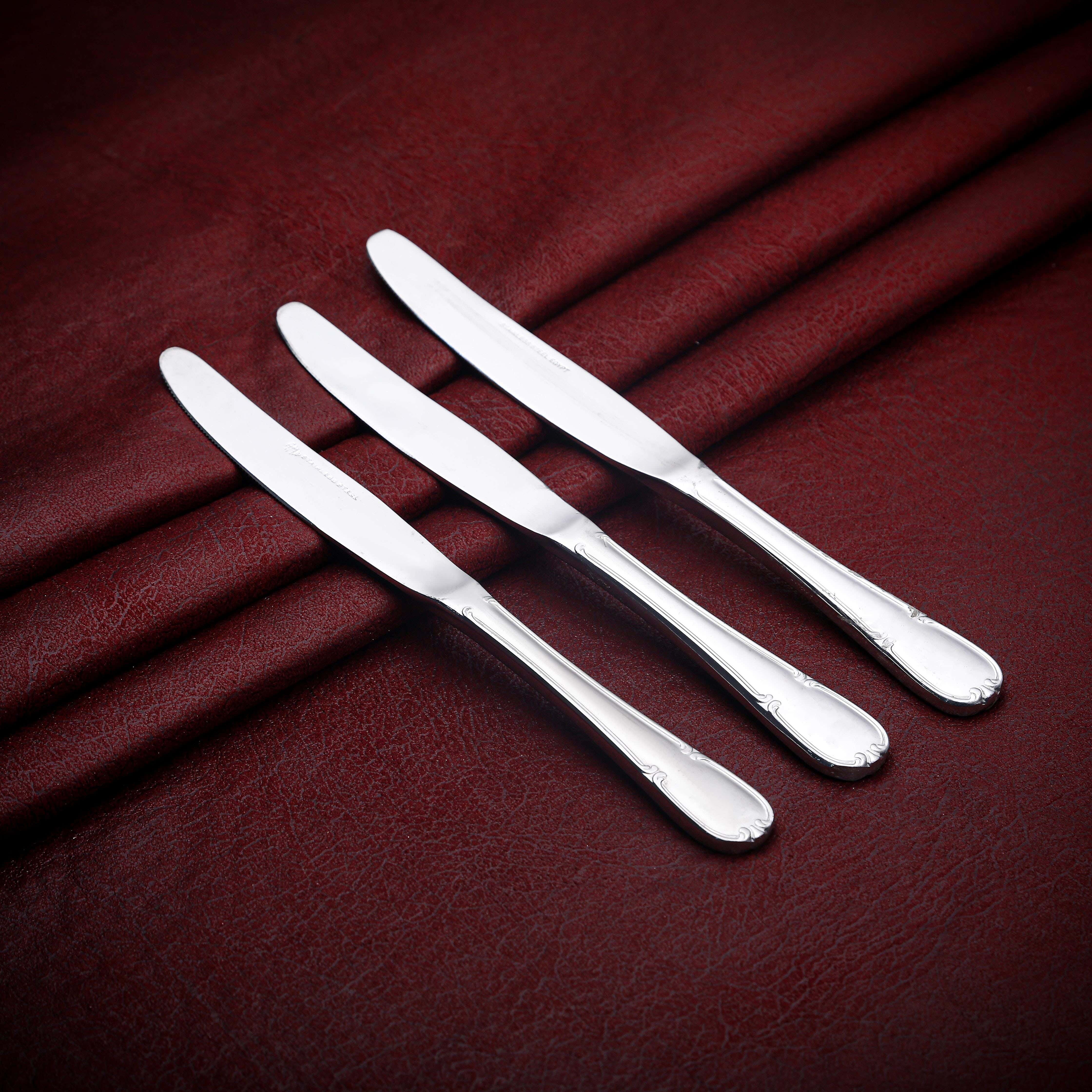 Alex Metal Knife Set, 3 Pieces - Silver