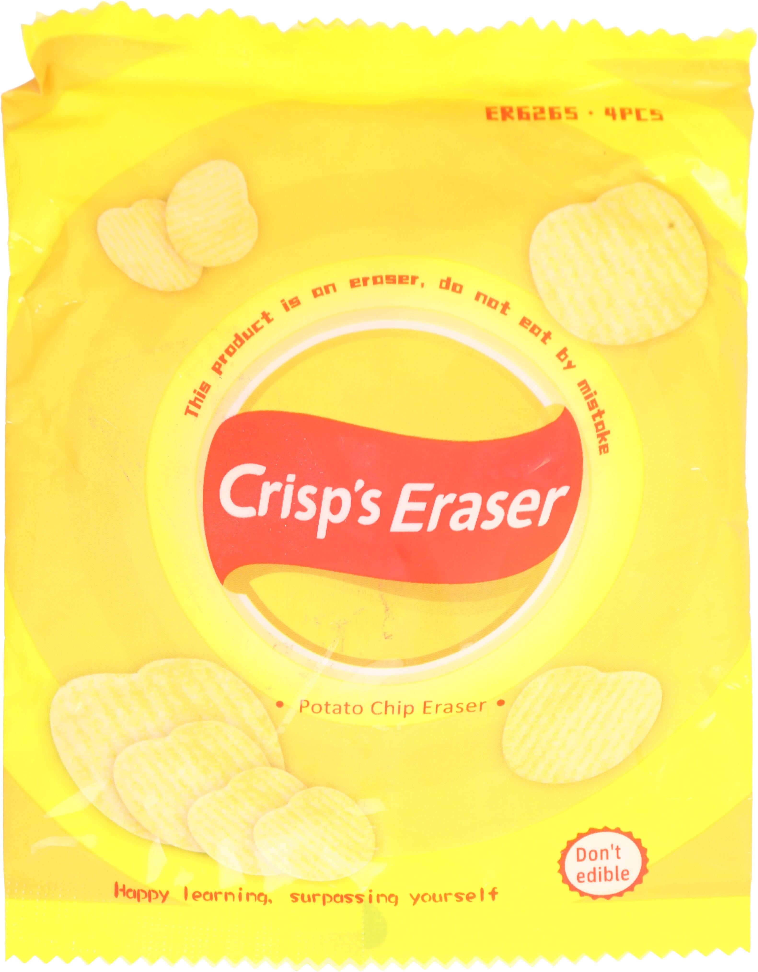 Crispy Shaped Sticks Pack, 4 Pieces - Yellow