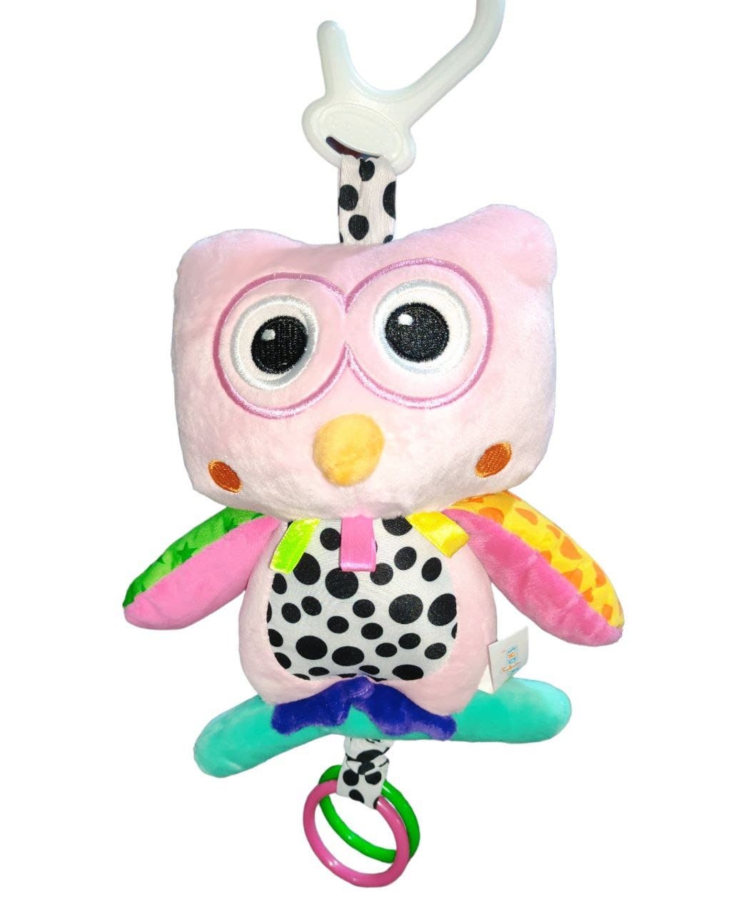 Alsafwa W25-105-3 Soft Owl Toy for Unisex Children - Multicolor