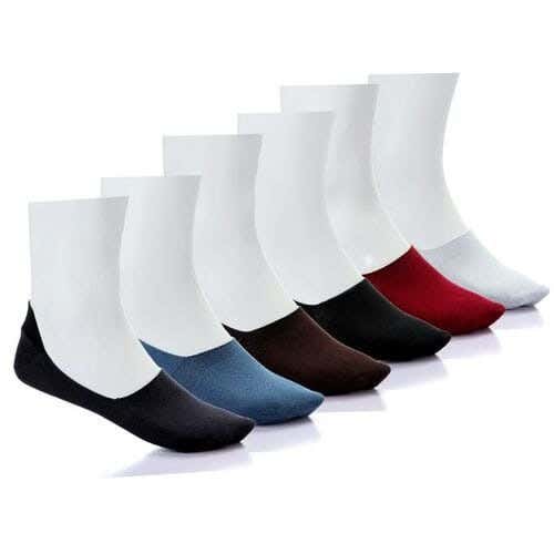 Men's 6-Piece Sock Set, One Size, Cotton - Multicolor