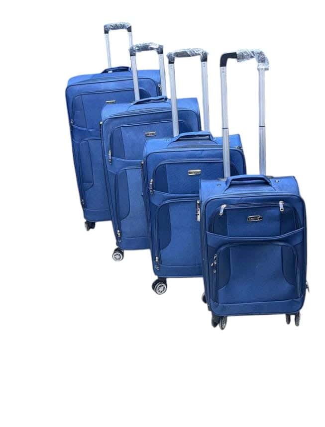 Nour Shopping Travel Bag Set, 4 Pieces, Fabric