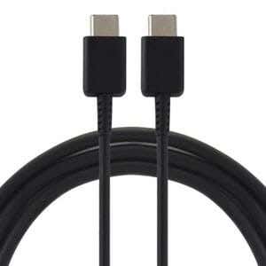 Charger Cable 1 Meter, Type C To Type C - Black