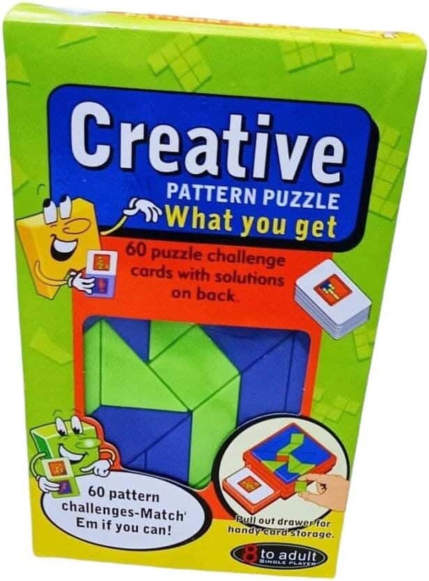 Alsafwa W31-14 Creative Geometric Puzzle - Blue Green