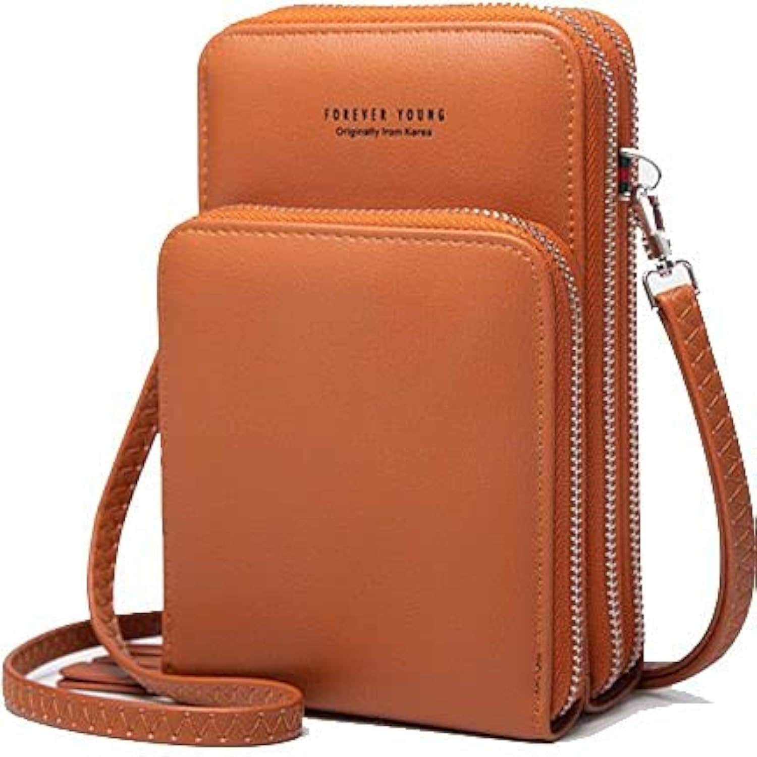 Crossbody Bag for Women - Brown