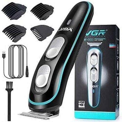 VGR-055 Hair Trimmer For Men, 5 Watt - Black