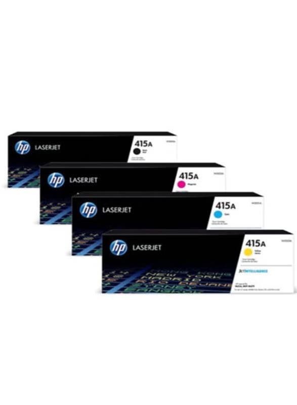 HP LaserJet Toner Cartridge, 415A, Multi-Color Kit - CF415A