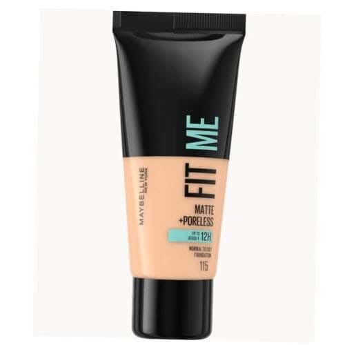 Maybelline New York Women's Fit Me Matte + Poreless Foundation, 30 ml, 115 Ivory
