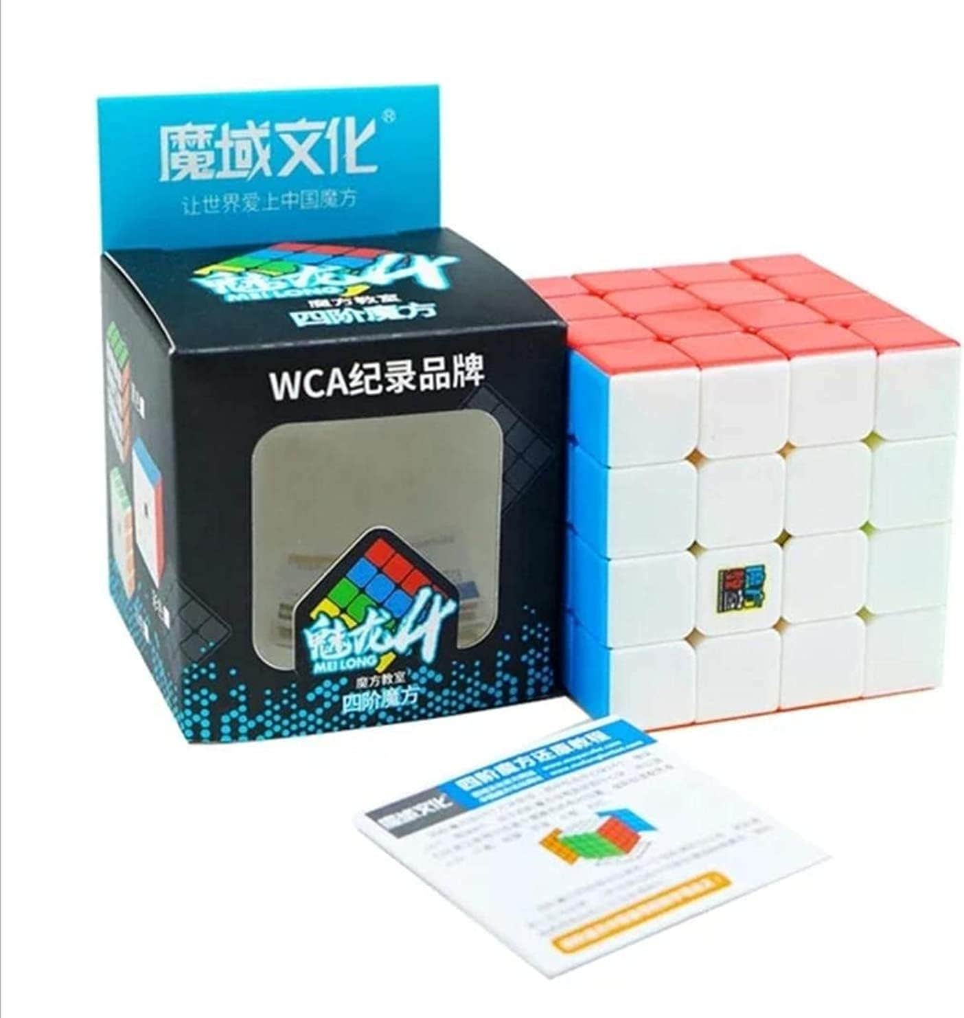Moyu Meilong Stickerless Design Plastic Rubik Cube, 4x4 - Multicolor