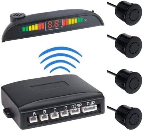 Ultrasonic Car Parking Sensor Kit - Black