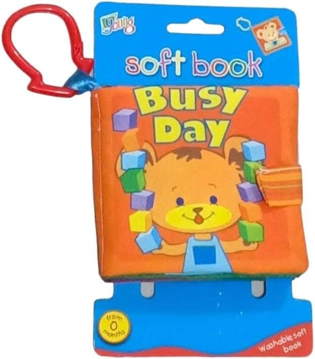 Alsafwa W34-20-1 Young Busy Day Small Canvas Book - Multicolor
