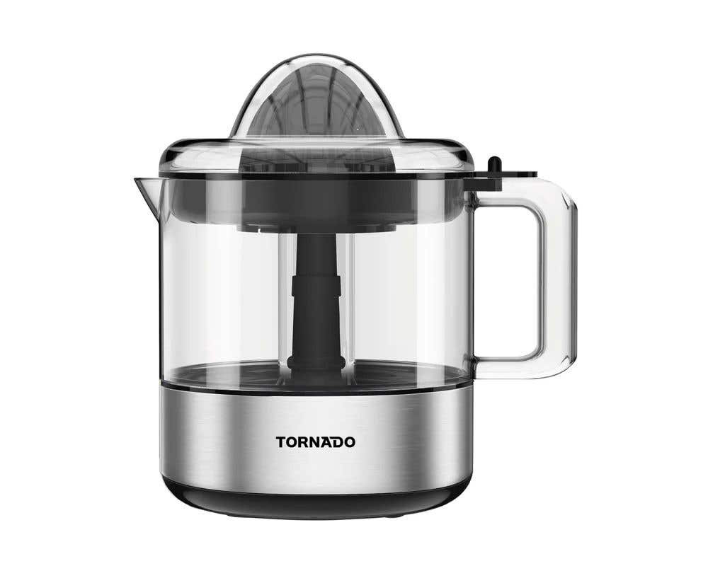 Tornado CJ-30T Citrus Juicer, 30 Watt, 0.8 Liter - Black Silver