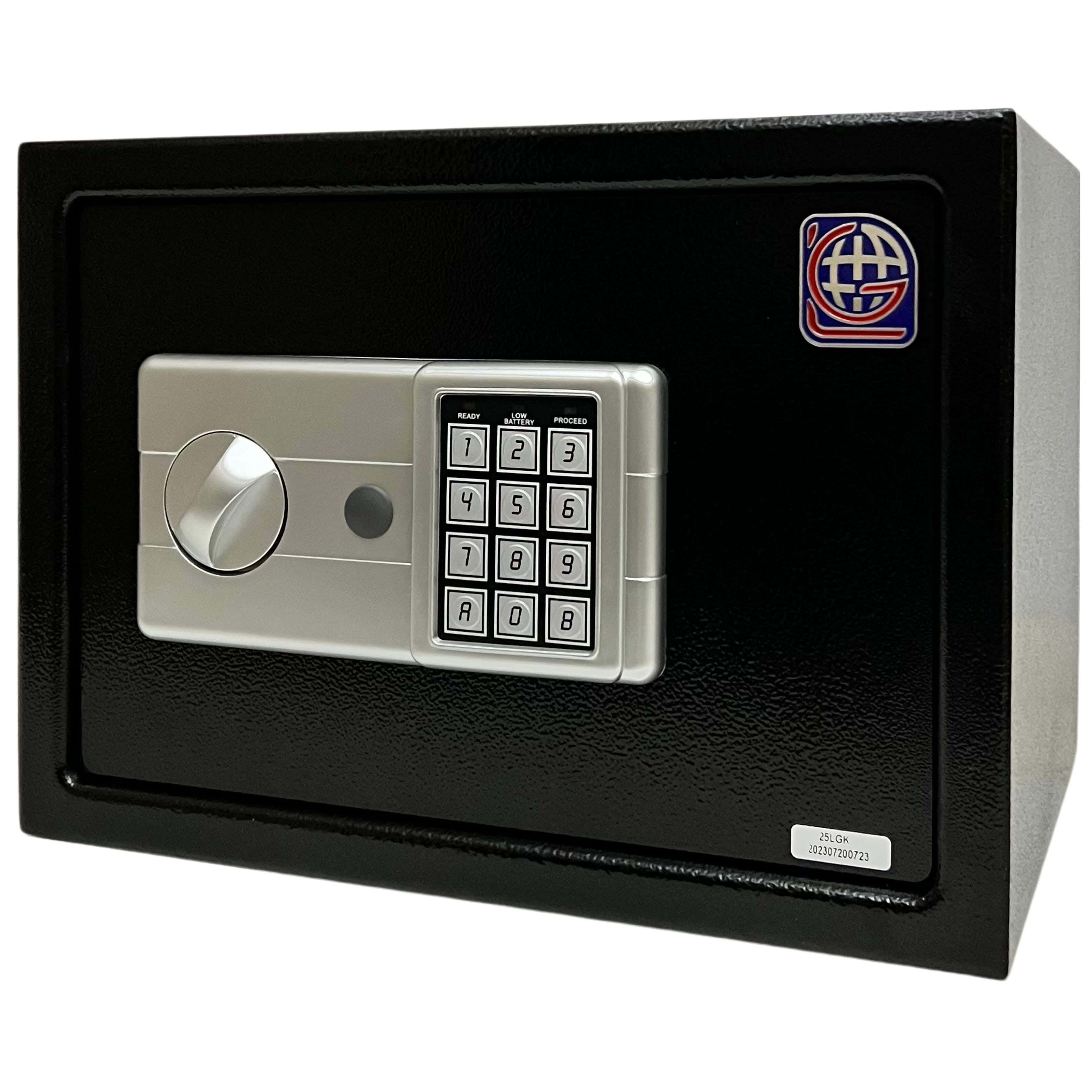 Lotfy Group LG Metal Digital Hotel Safe, 25 × 35 × 25 cm - Black