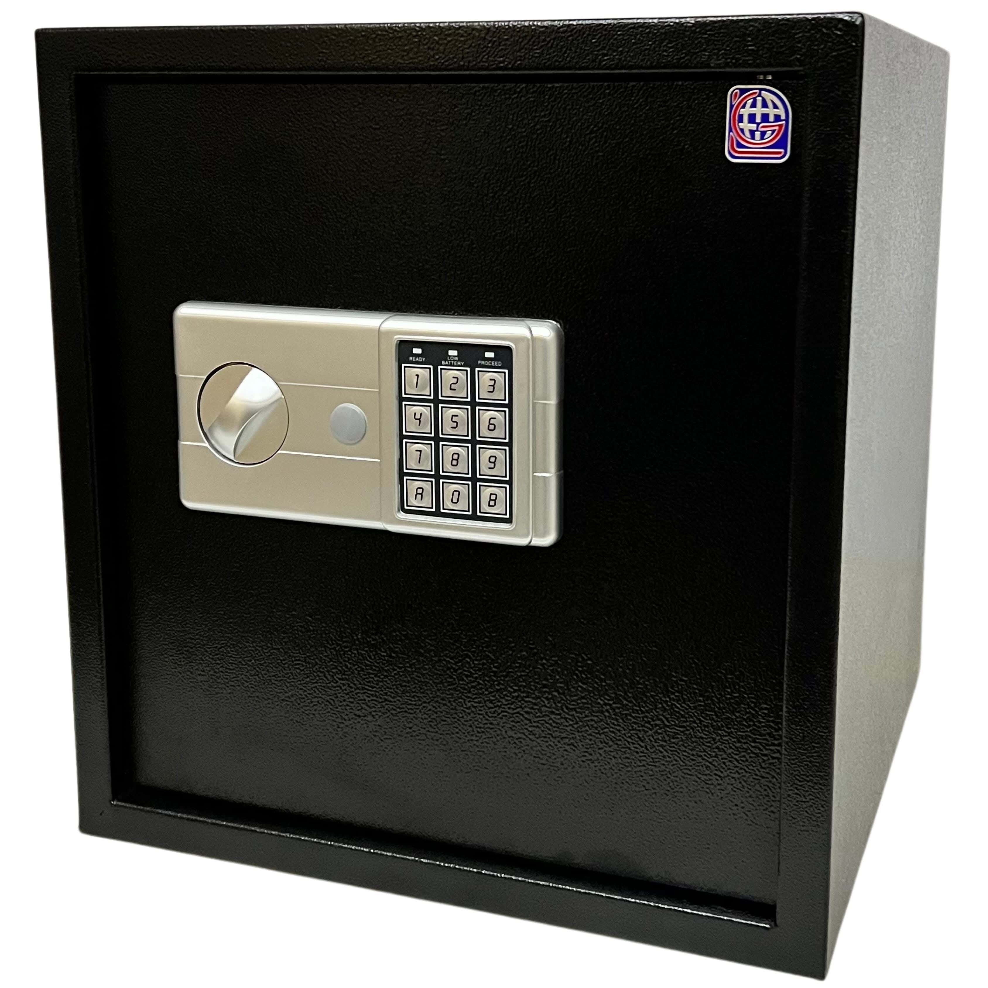 Lotfy Group LG Metal Digital Hotel Safe, 40 × 38 × 38 cm - Black