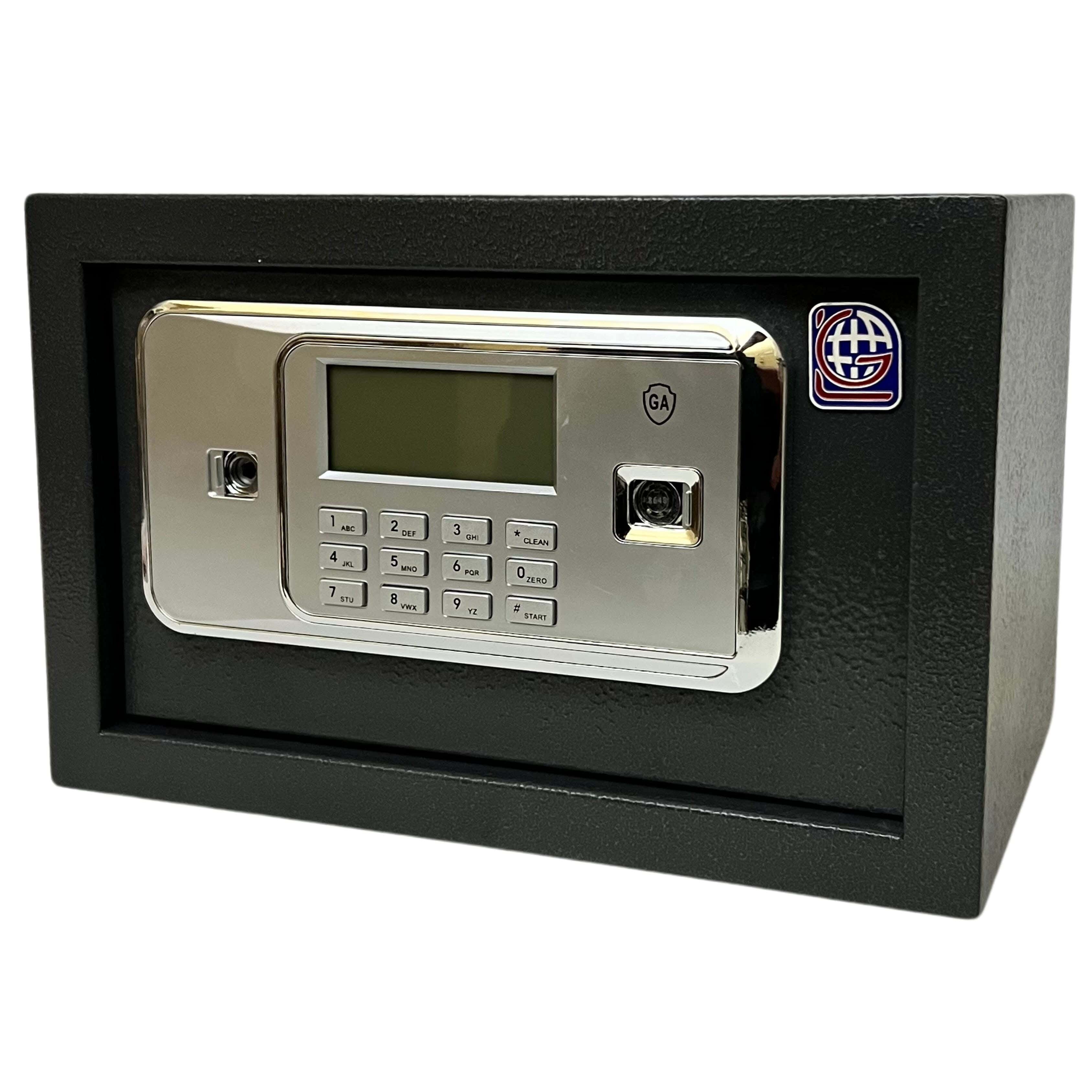 Lotfy Group LG Metal Strong Metal Safe, Theft-Resistant, 20 × 31 × 20 cm - Grey