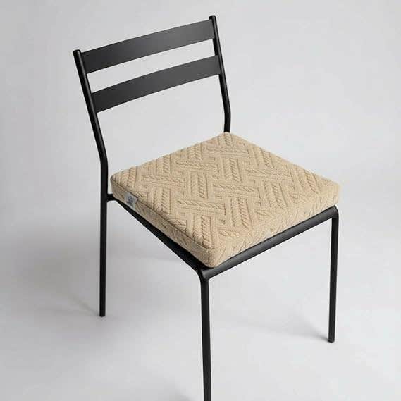 Homesta Memory Foam Chair Cushion, 45x45 cm - Beige