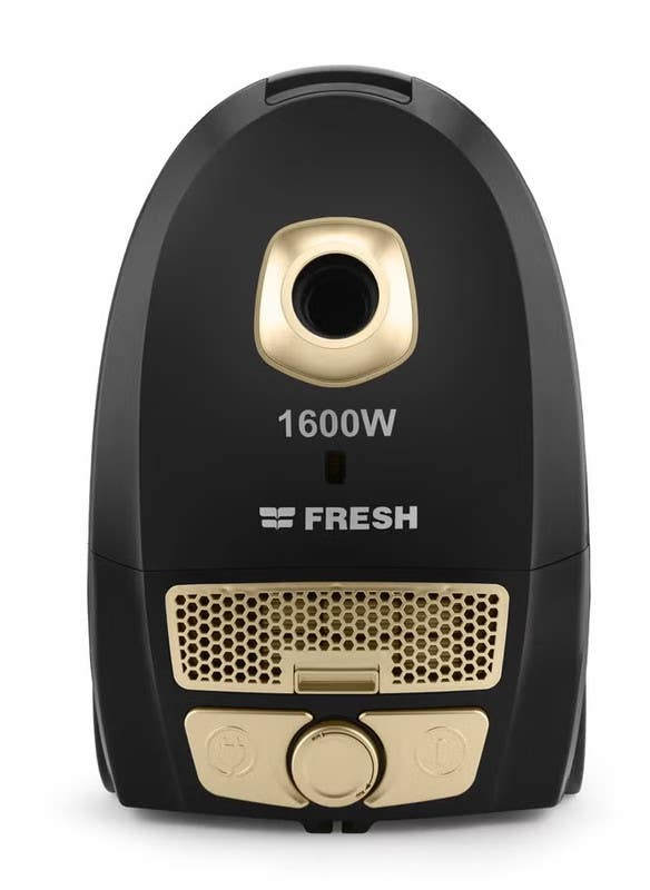 Fresh 500019638 Faster Vacuum Cleaner, 3.5Liter, 1600 Watt - Black Gold