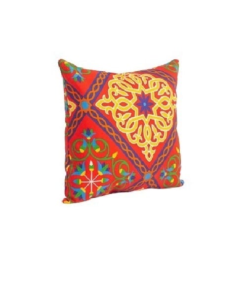 Khayameya Fabric Pillow, 50x50 cm - Multi Color