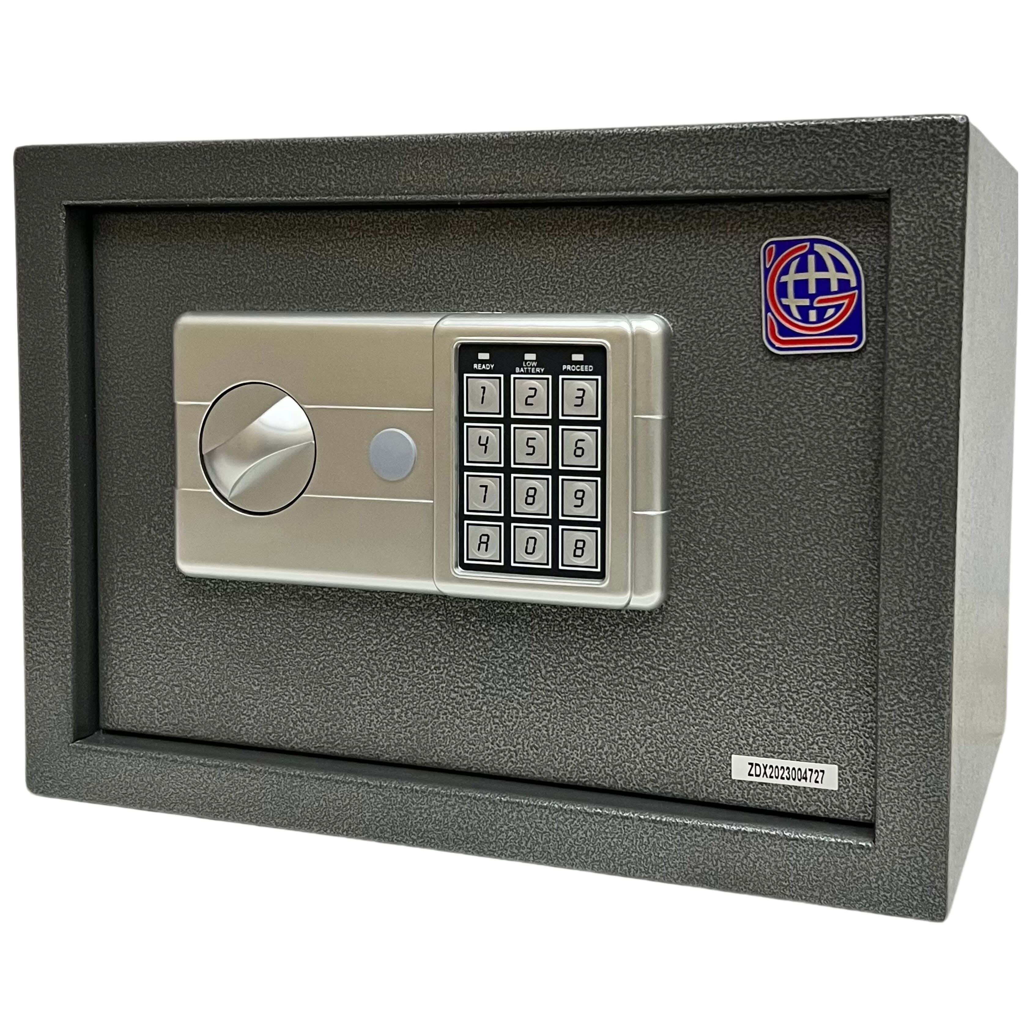 Lotfy Group LG Metal Digital Hotel Safe, 25 × 35 × 25 cm - Grey