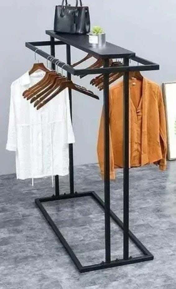Metal clothes rack, 80x110x35 cm - Black