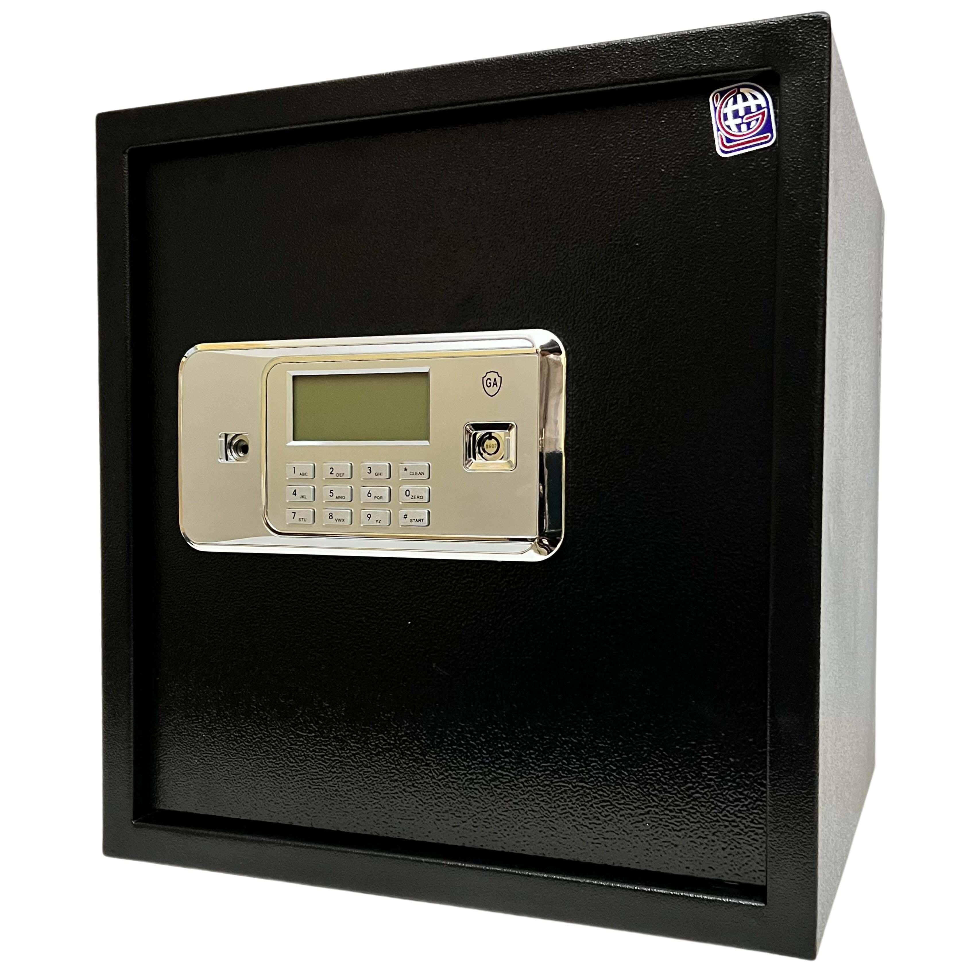 Lotfy Group LG Metal Strong Metal Safe, Theft-Resistant, 40 × 38 × 38 cm - Black